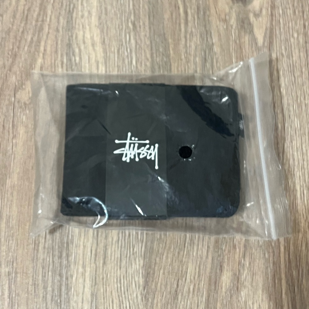 Stussy wallet black brand new
